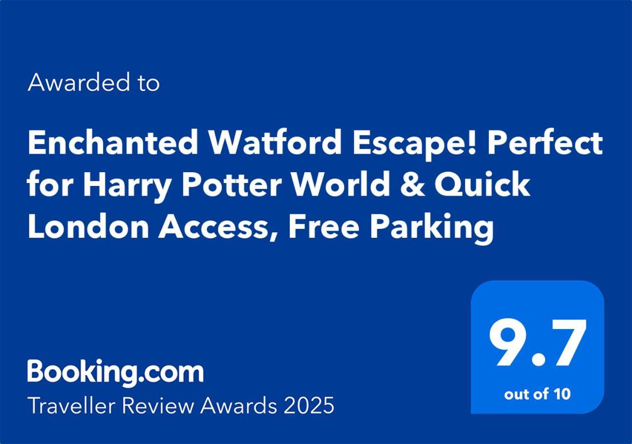 Ideal Family & Business Stay! 2 Min To Station, 10 Min To Harry Potter, 30 Min To London Euston & Free Parking! Watford  Exteriör bild